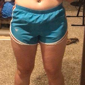 lightly worn varsity shorts. good condition!